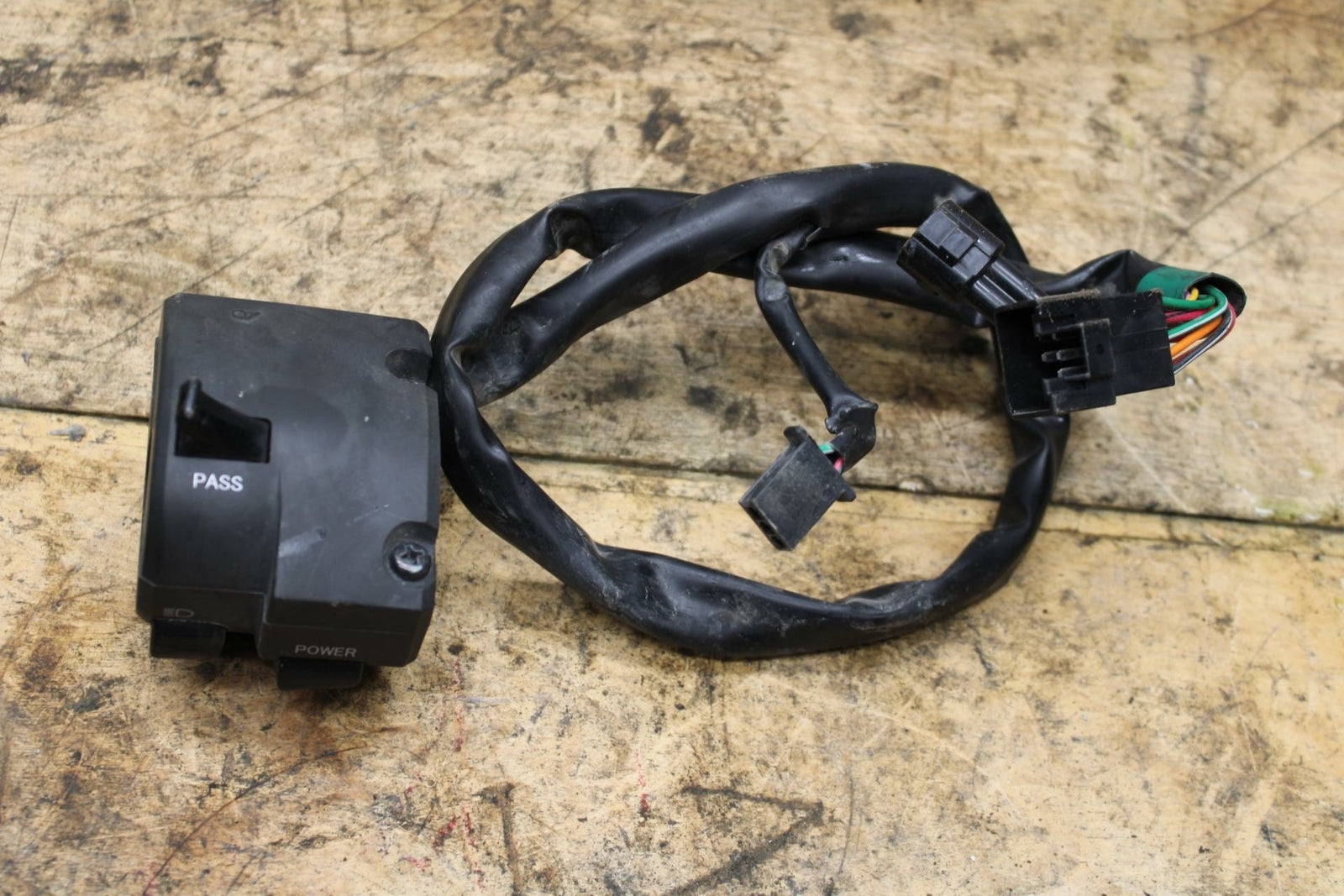 13-18 KAWASAKI NINJA ZX6R RIGHT CLIP ON HANDLE KILL OFF START SWITCHES BB342