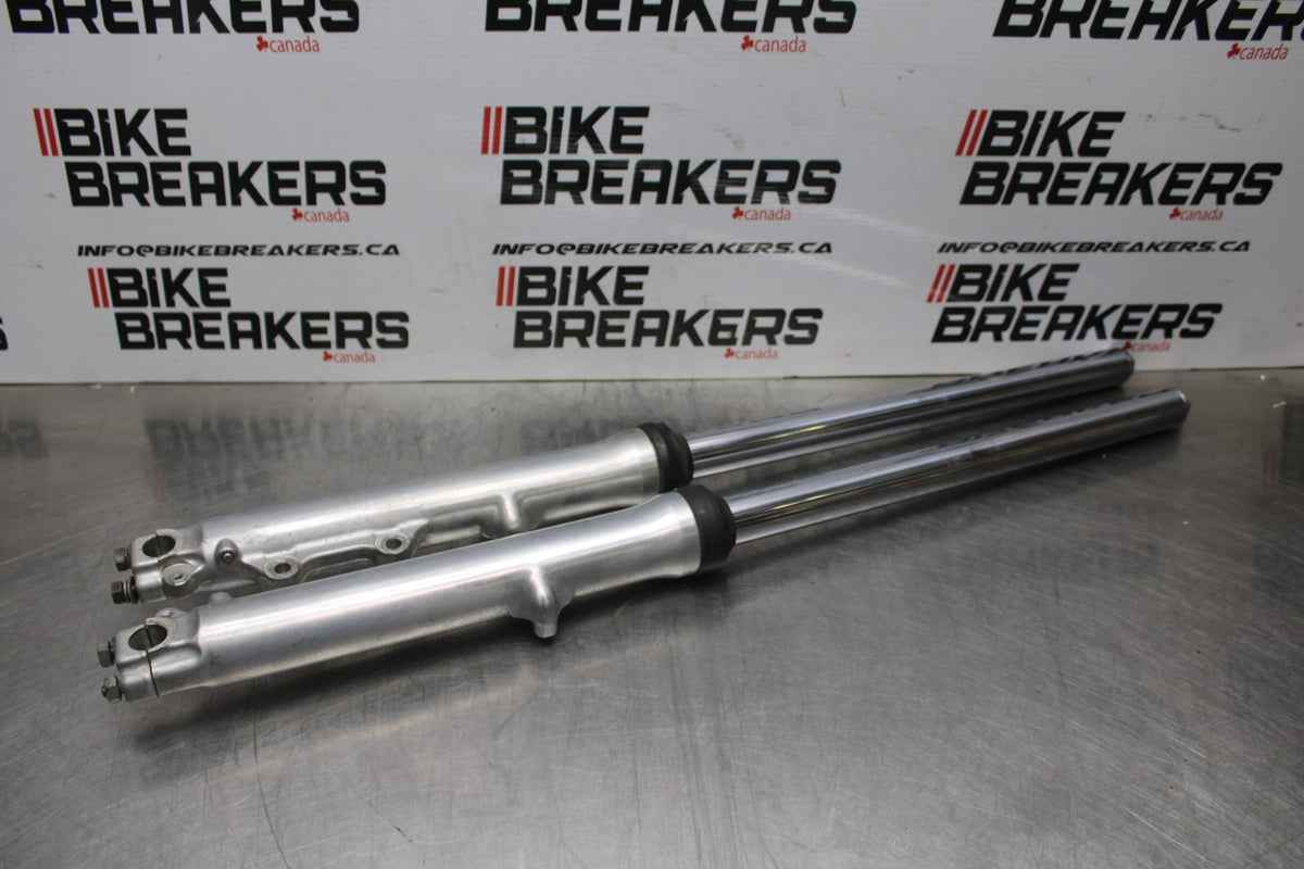 77 SUZUKI GS750 FRONT FORKS SHOCK SUSPENSION SET PAIR  BB779