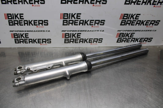 77 SUZUKI GS750 FRONT FORKS SHOCK SUSPENSION SET PAIR  BB779