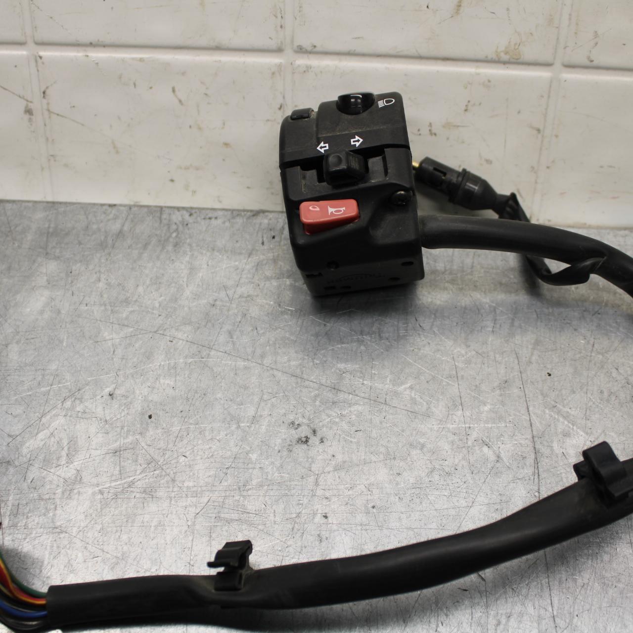 2012 Triumph Daytona 675R LEFT CLIP ON HANDLE HORN SIGNALS SWITCH  BB589