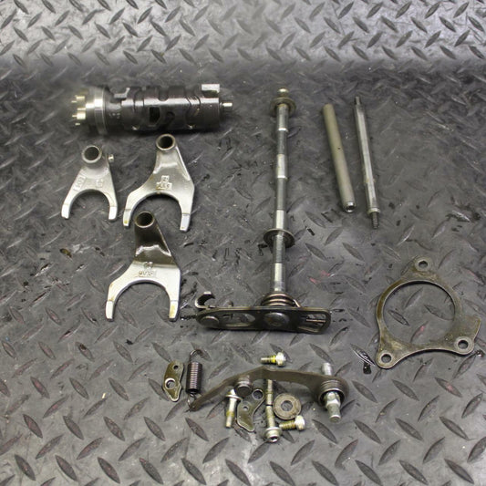 07 YAMAHA YZF R1 ENGINE TRANSMISSION GEAR SHIFT SHIFTER CAM DRUM FORKS BB191 C