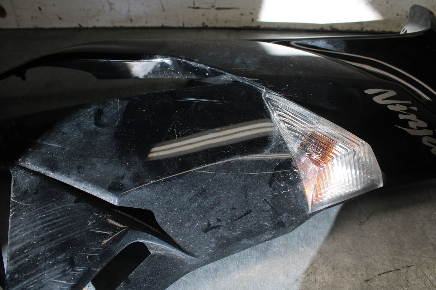 09-12 KAWASAKI NINJA ZX6R RIGHT LOWER MID UPPER SIDE FAIRING COWL  BB698