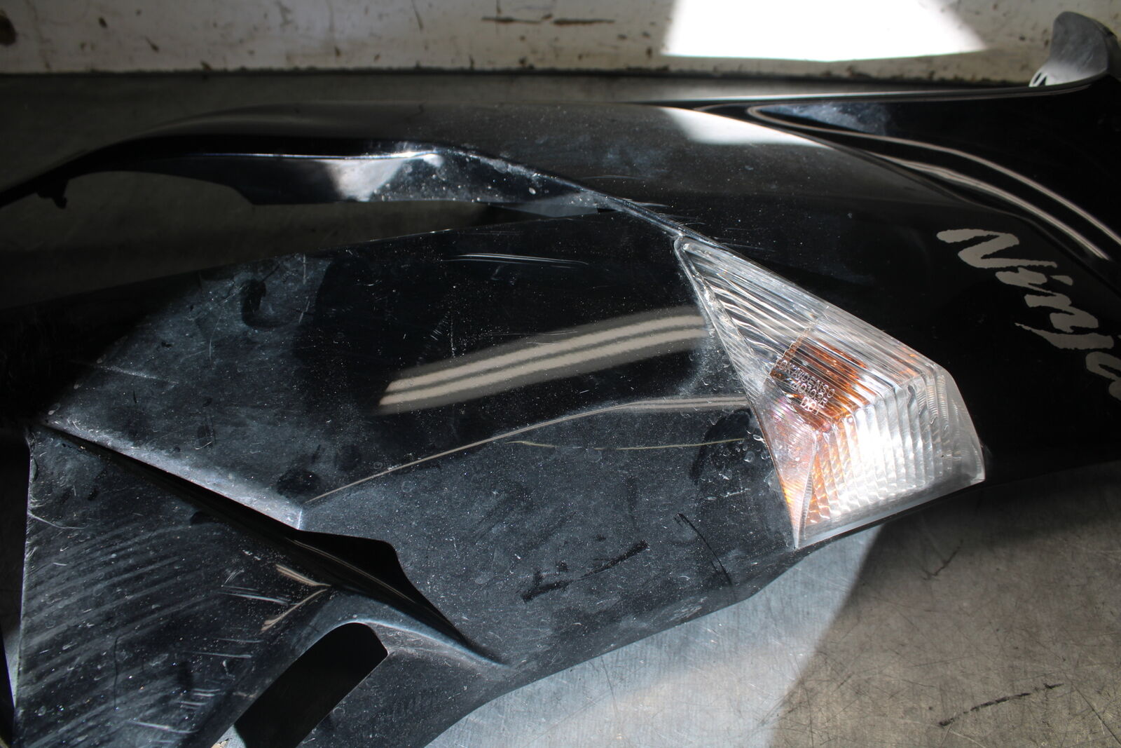 09-12 KAWASAKI NINJA ZX6R RIGHT LOWER MID UPPER SIDE FAIRING COWL  BB698