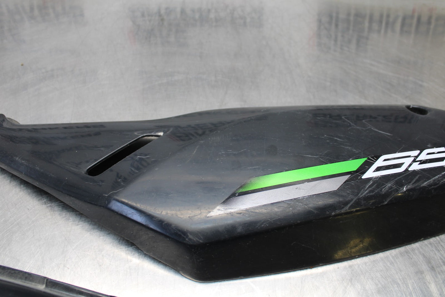 08-18 KAWASAKI KLR650 RIGHT & LEFT REAR BACK TAIL FAIRING COWL SHROUD BB183