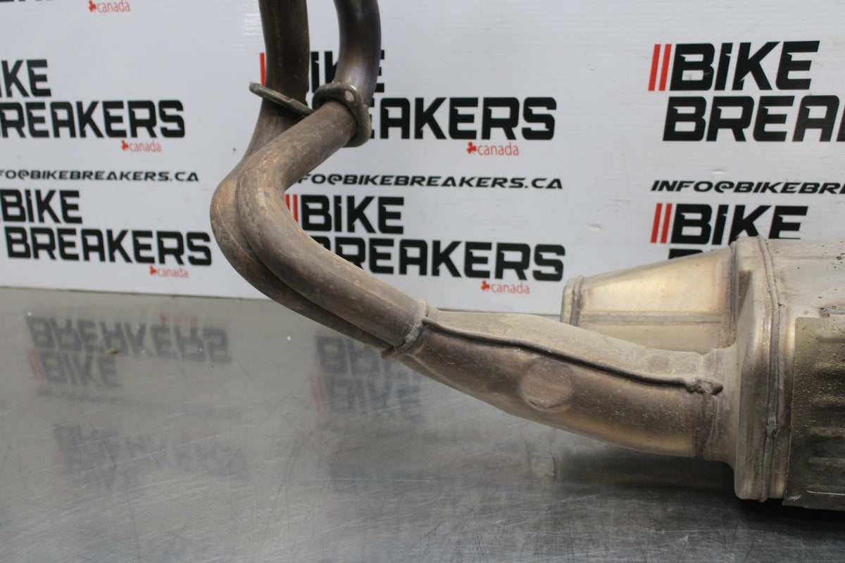 13 KAWASAKI NINJA 650 EX650F ABS FULL EXHAUST SYSTEM HEADERS PIPE MUFFLER BB828
