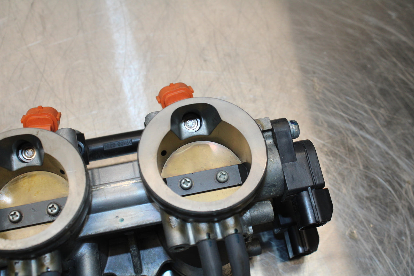 13-17 KAWASAKI NINJA ZX6R ZX636 ABS MAIN FUEL INJECTORS / THROTTLE BODIES BB143