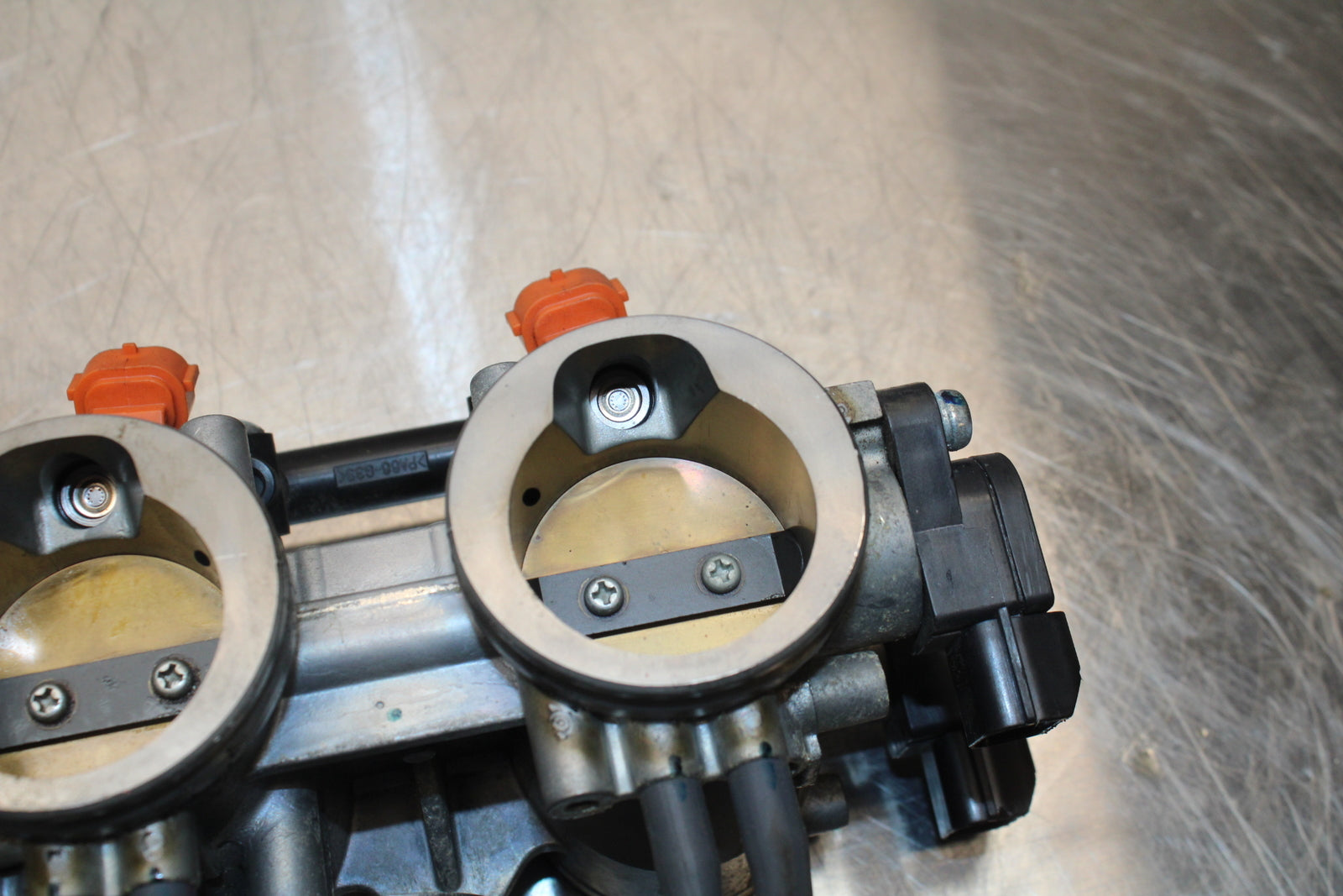 13-17 KAWASAKI NINJA ZX6R ZX636 ABS MAIN FUEL INJECTORS / THROTTLE BODIES BB143