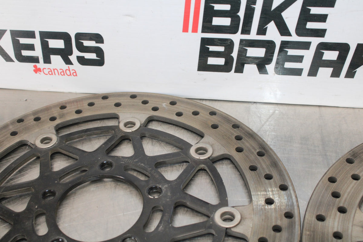 03-05 SUZUKI SV1000 FRONT LEFT RIGHT BRAKE ROTORS DISCS BB405