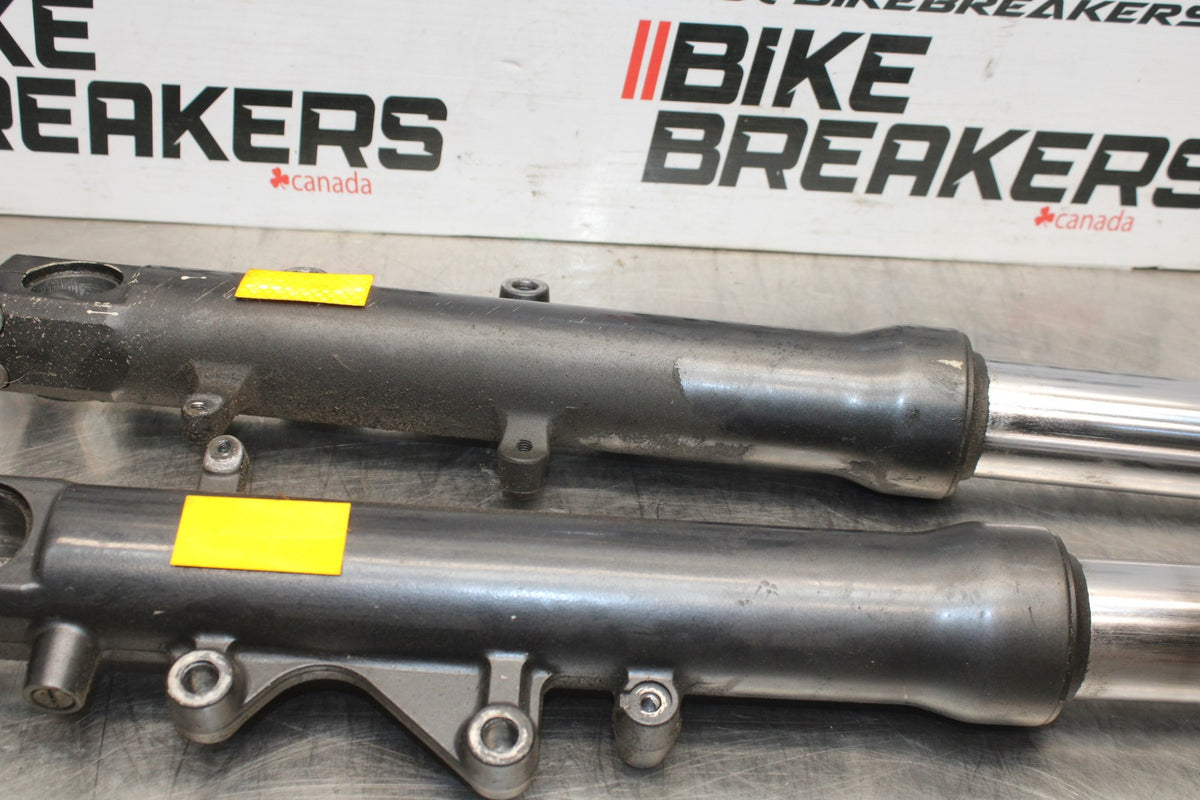 98 KAWASAKI NINJA ZX6 FRONT FORKS SHOCK SUSPENSION SET PAIR BB870
