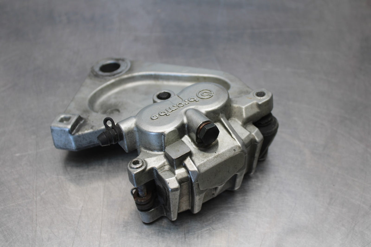 05-06 VICTORY KINGPIN DELUXE REAR BACK BRAKE CALIPER W MOUNT BRACKET BB195