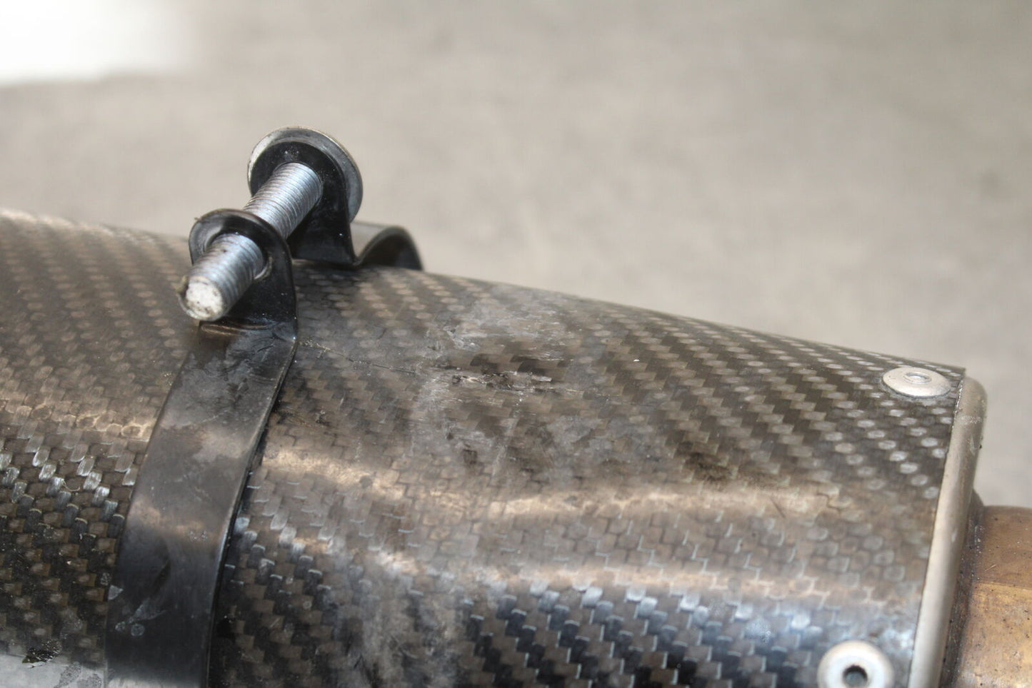 09-12 KAWASAKI NINJA ZX6R EXHAUST PIPE MUFFLER SLIP ON CAN SILENCER BB698