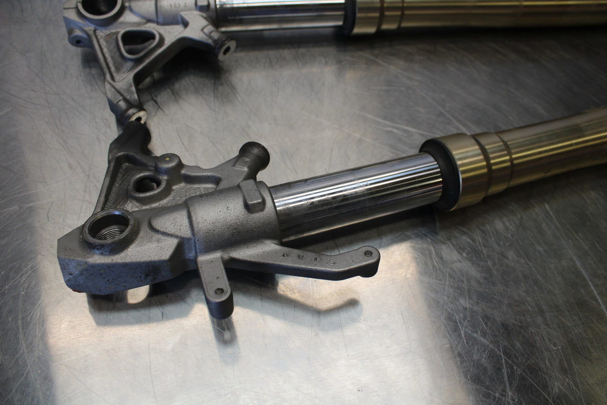 07 KAWASAKI Z1000 FRONT FORKS SHOCK SUSPENSION SET PAIR BB148
