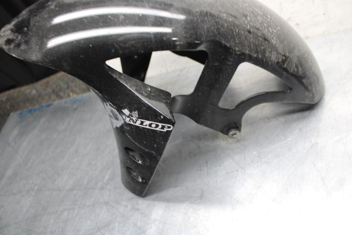 09-14 YAMAHA YZF R1 AFTERMARKET FRONT WHEEL FENDER COWL FAIRING BB471