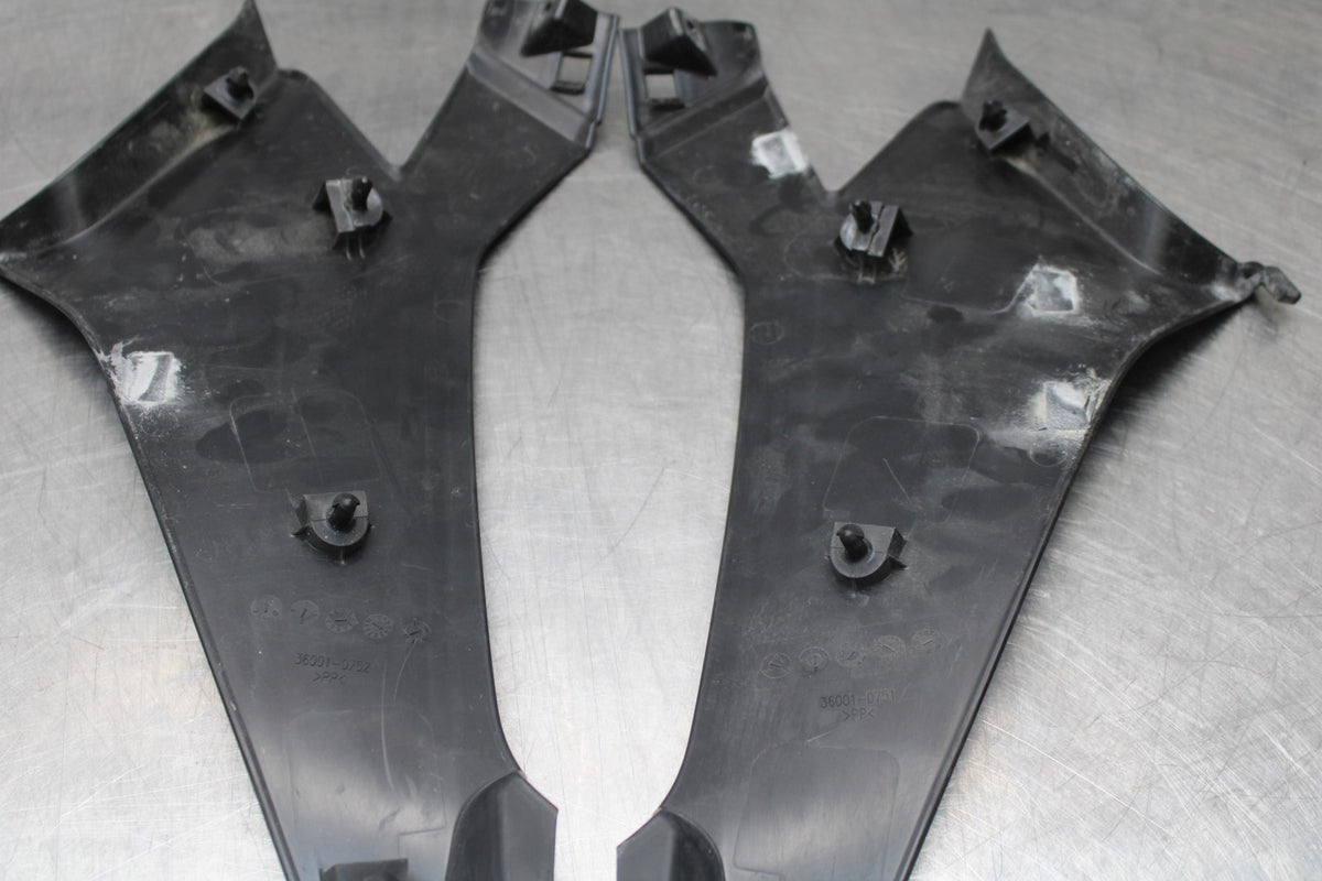 24 KAWASAKI NINJA 500 ABS RIGHT LEFT FRONT SIDE SEAT PANELS TRIMS COWLS BB818