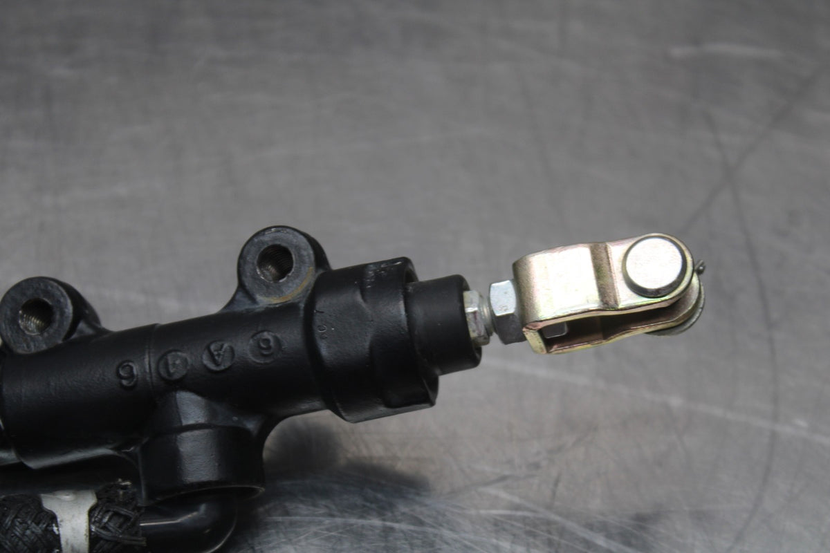 06 KAWASAKI VULCAN 900 REAR BACK BRAKE MASTER CYLINDER W RESERVOIR BB799