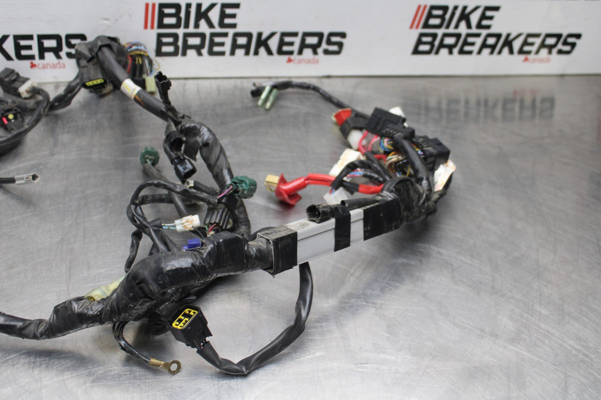 08-16 YAMAHA YZF R6 MAIN ENGINE WIRING HARNESS MOTOR WIRE LOOM BB856