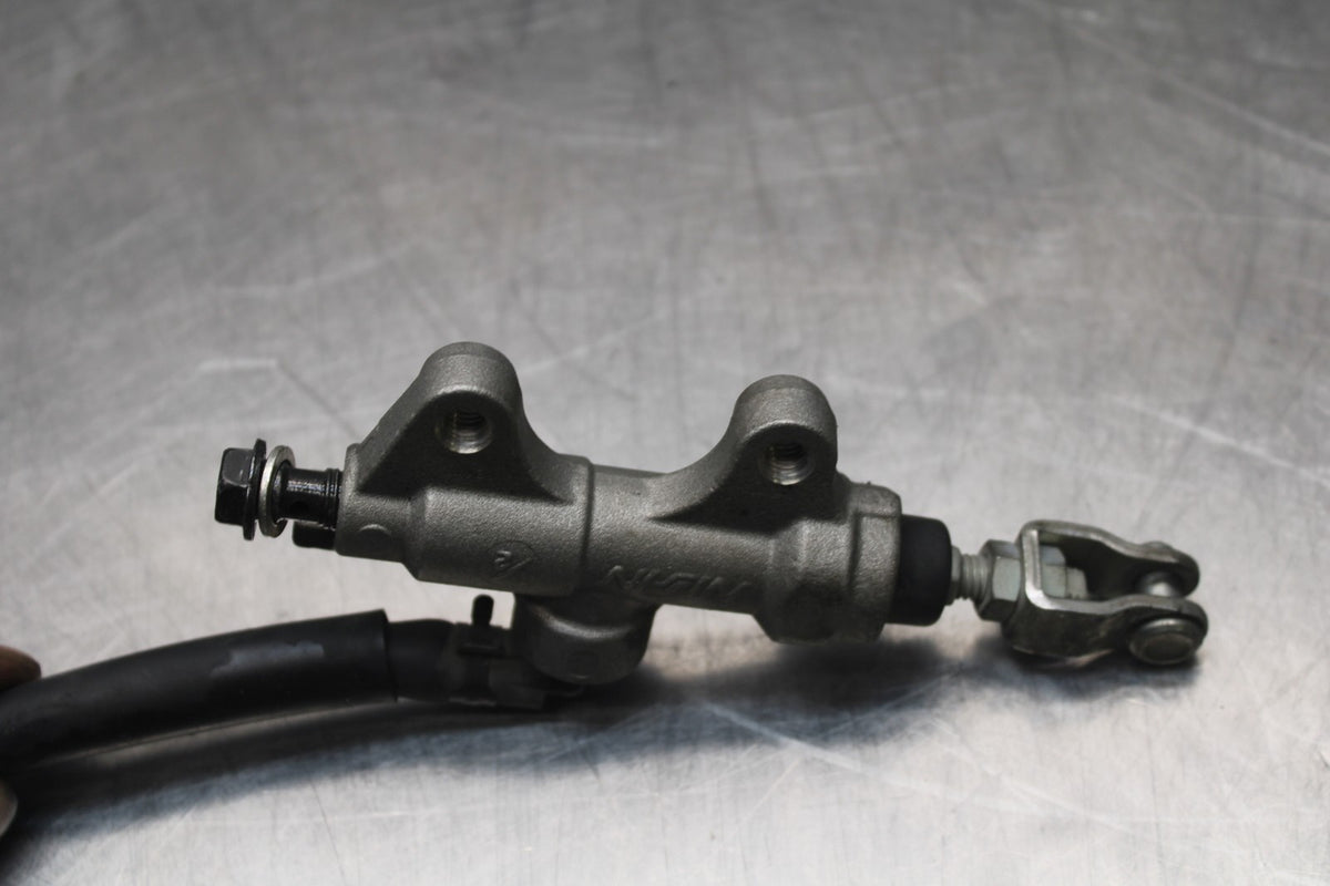 08 KAWASAKI NINJA 650 EX650 REAR BACK BRAKE MASTER CYLINDER W RESERVOIR BB797