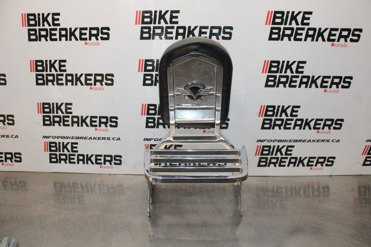 02 KAWASAKI VULCAN 800 VN800B CLASSIC BACK REST SISSY BAR BB862