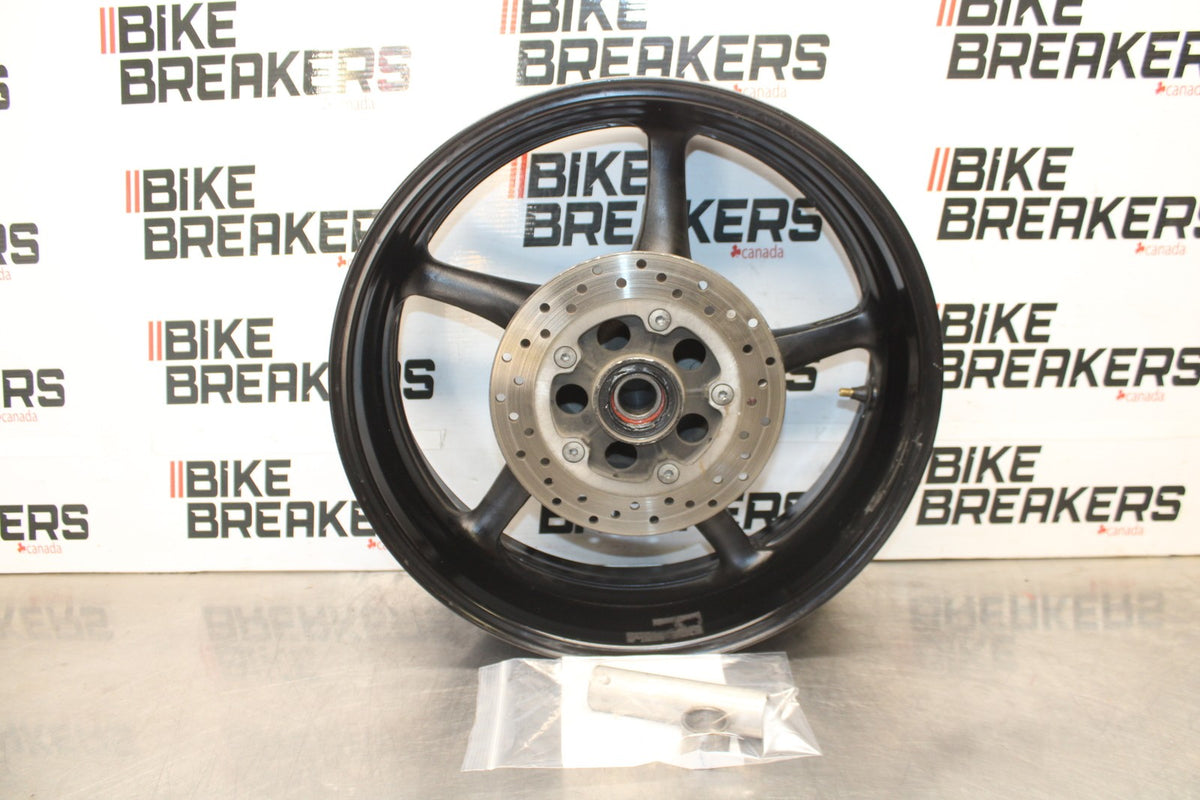 08-16 YAMAHA YZF R6 REAR WHEEL BACK RIM & ROTOR BB929