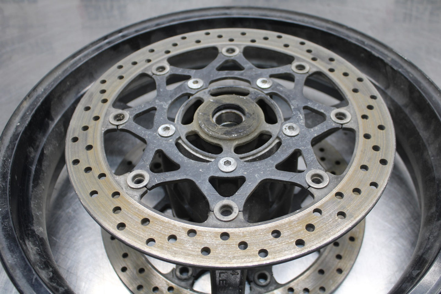 06-07 SUZUKI GSXR 600 FRONT WHEEL FRONT RIM & ROTORS BB170 