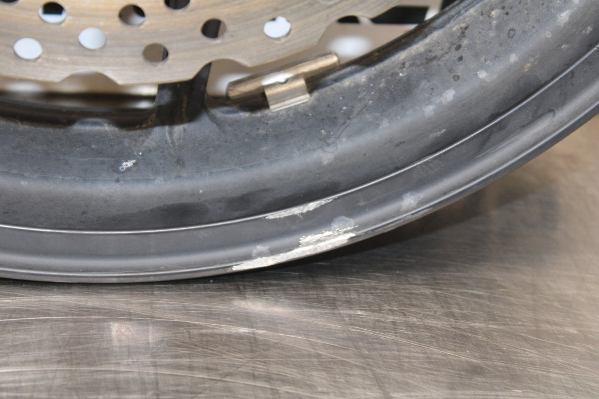 07 KAWASAKI NINJA 650 EX650 FRONT WHEEL FRONT RIM & ROTOR BB844