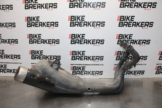 20-21 YAMAHA XSR900 FULL EXHAUST SYSTEM HEADERS PIPE MUFFLER BB782