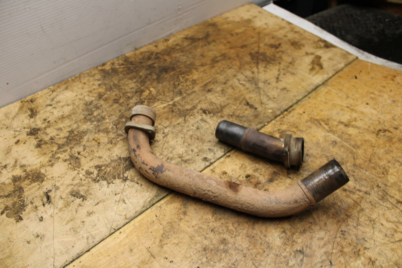 07-11 SUZUKI VSTROM 650 EXHAUST HEADER PIPES MANIFOLD BB340