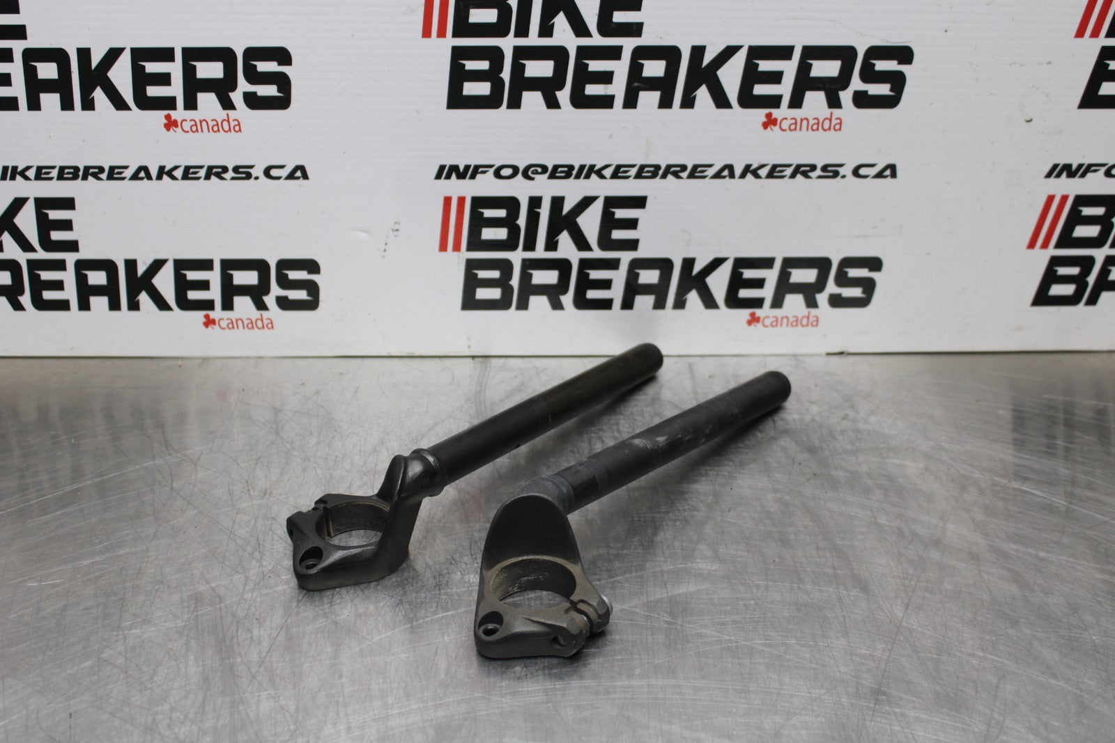 18-23 KAWASAKI NINJA 400 EX400 ABS LEFT RIGHT CLIP ON HANDLEBARS PAIR SET BB177