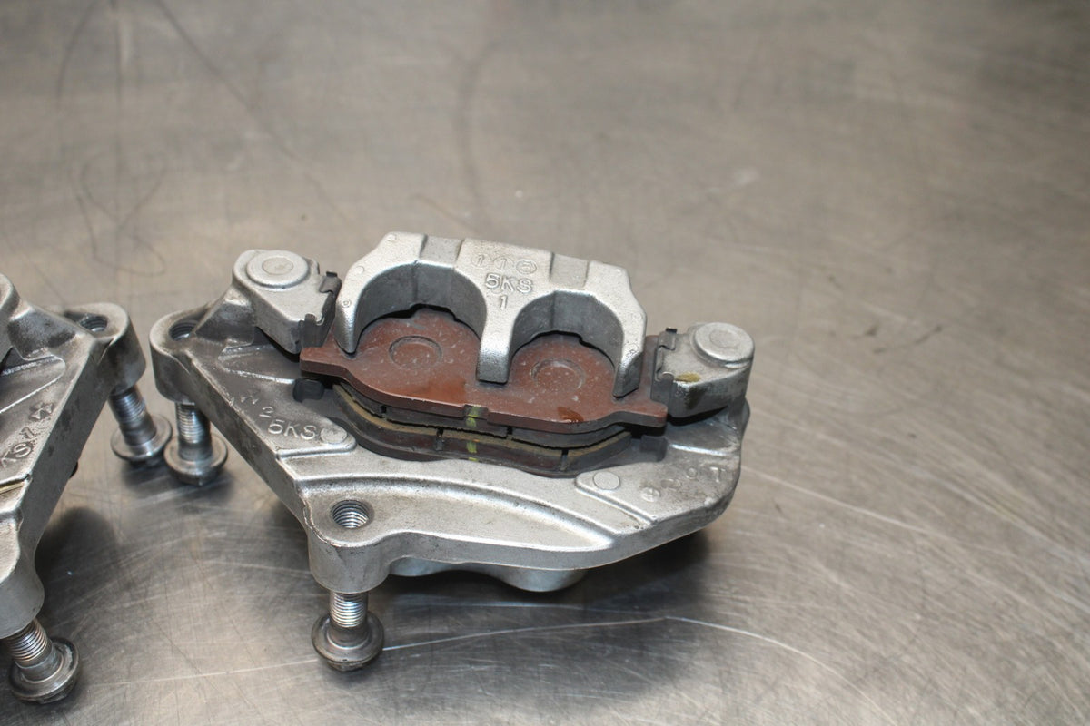 99-09 YAMAHA V STAR 1100 RIGHT LEFT FRONT BRAKE CALIPER SET PAIR CALIPERS BB853