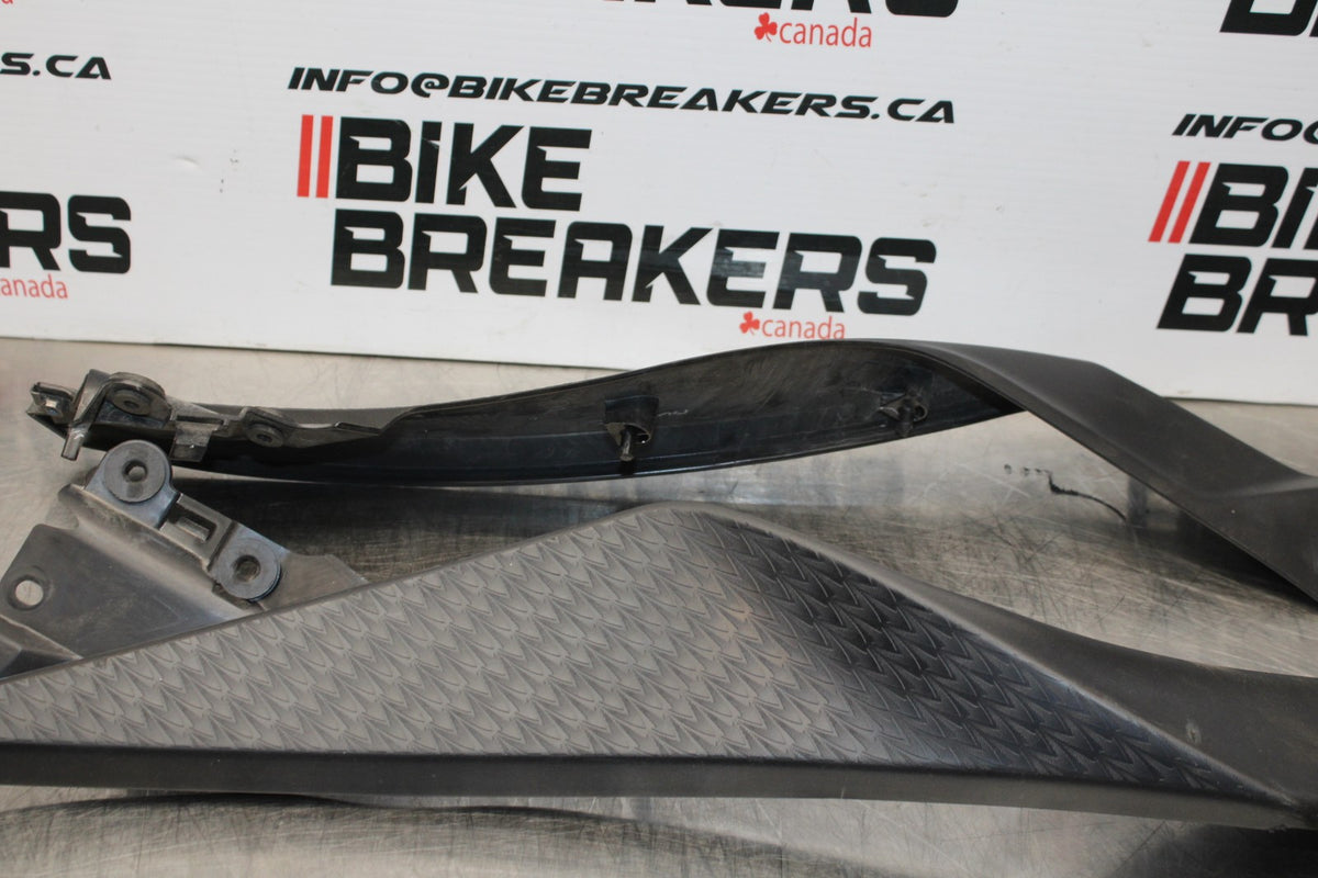 13-17 KAWASAKI NINJA 300 EX300 ABS RIGHT LEFT GAS TANK PANELS COVERS TRIM BB187