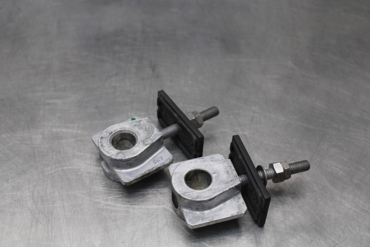 24-25 KAWASAKI ELIMINATOR 450 SWINGARM CHAIN TENSIONER ADJUSTMENT BRACKETS BB869