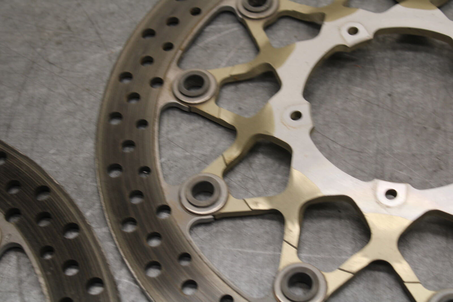 17-21 HONDA CBR1000RR SP FRONT LEFT RIGHT BRAKE ROTORS DISCS BB681