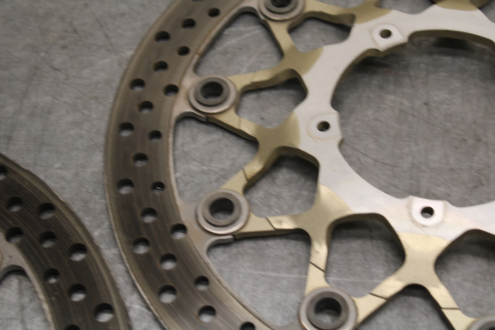 17-21 HONDA CBR1000RR SP FRONT LEFT RIGHT BRAKE ROTORS DISCS BB681