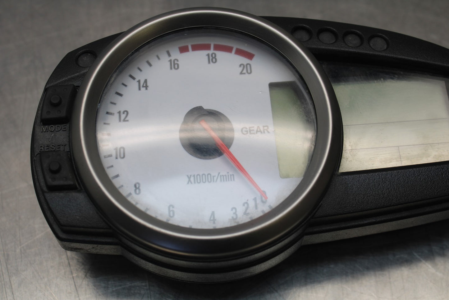 07-08 KAWASAKI NINJA ZX6R SPEEDO TACH GAUGES DISPLAY CLUSTER SPEEDOMETER BB203