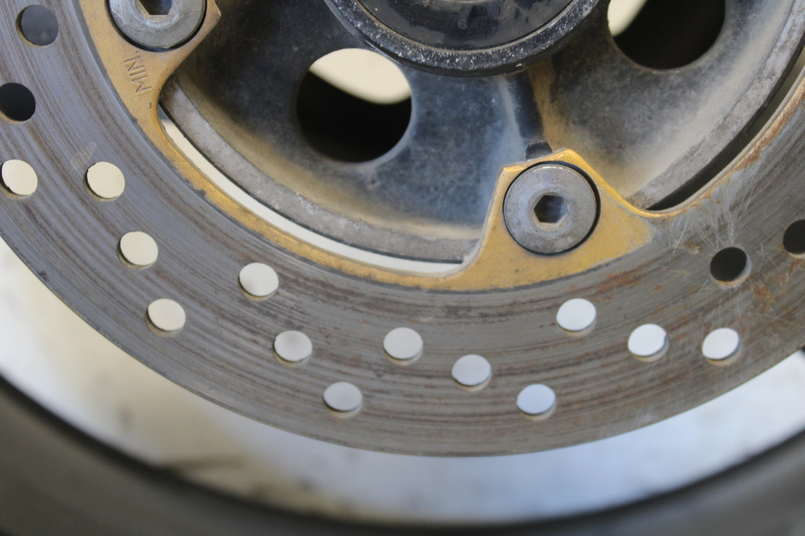 03-04 KAWASAKI NINJA ZX6R 636 REAR WHEEL BACK RIM BB85