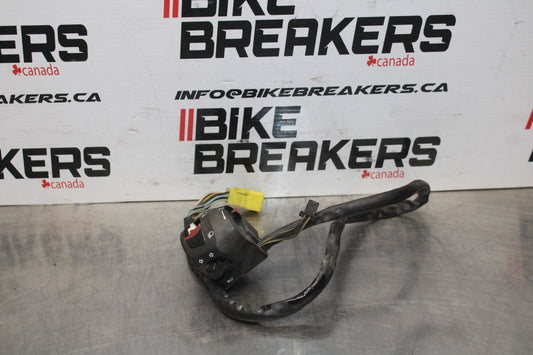 00 SUZUKI GSXR750 LEFT CLIP ON HANDLE HORN SIGNALS SWITCH SWITCHES BB820