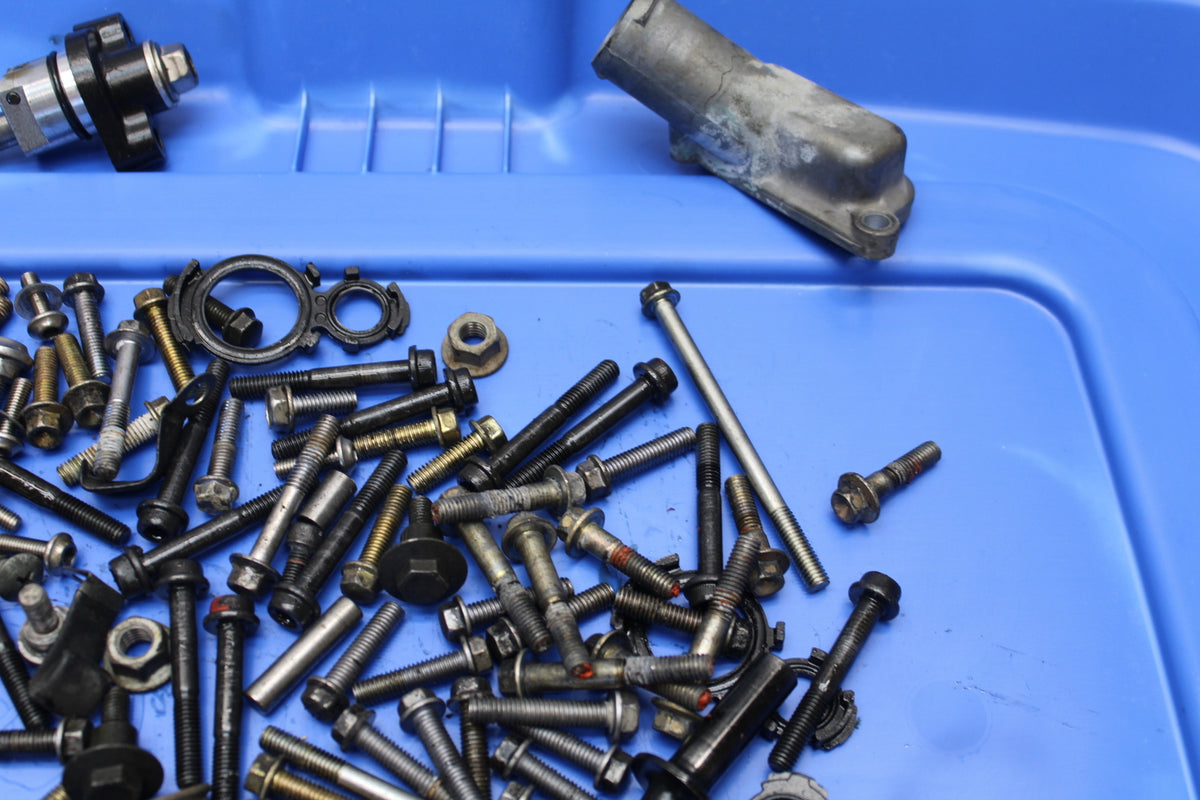 04-05 KAWASAKI NINJA ZX10R ENGINE MOUNTING BOLTS HARDWARE MOTOR SCREWS BB163