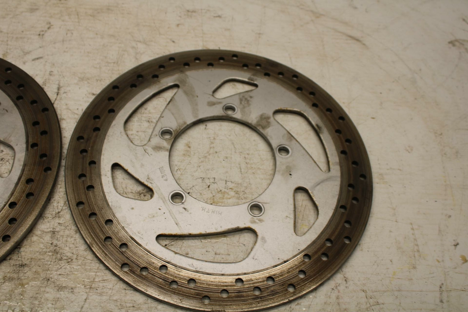 05-09 SUZUKI BOULEVARD C90 FRONT LEFT RIGHT BRAKE ROTORS DISCS BB357