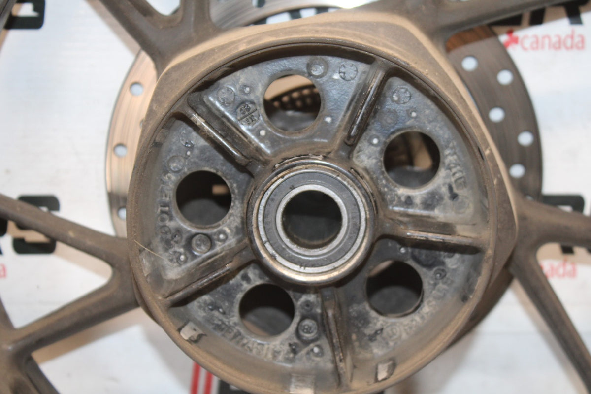 19 BMW F750GS REAR WHEEL BACK RIM & ROTOR BB938