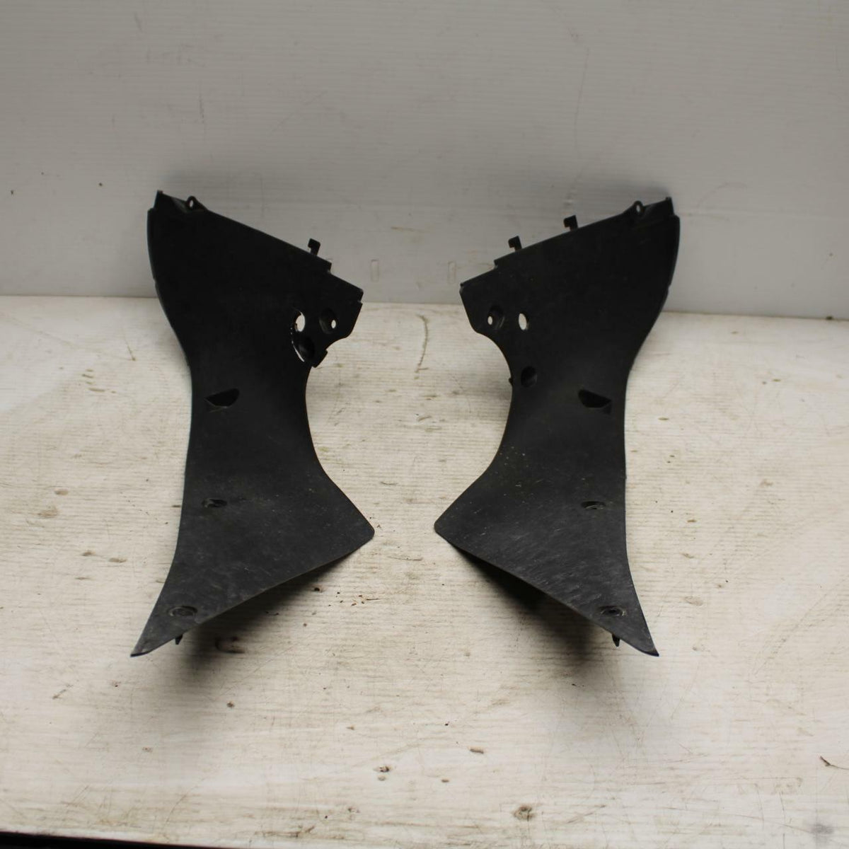 13-18 KAWASAKI NINJA ZX6R RIGHT LEFT INNER FAIRINGS COWLS PANELS TRIMS BB304
