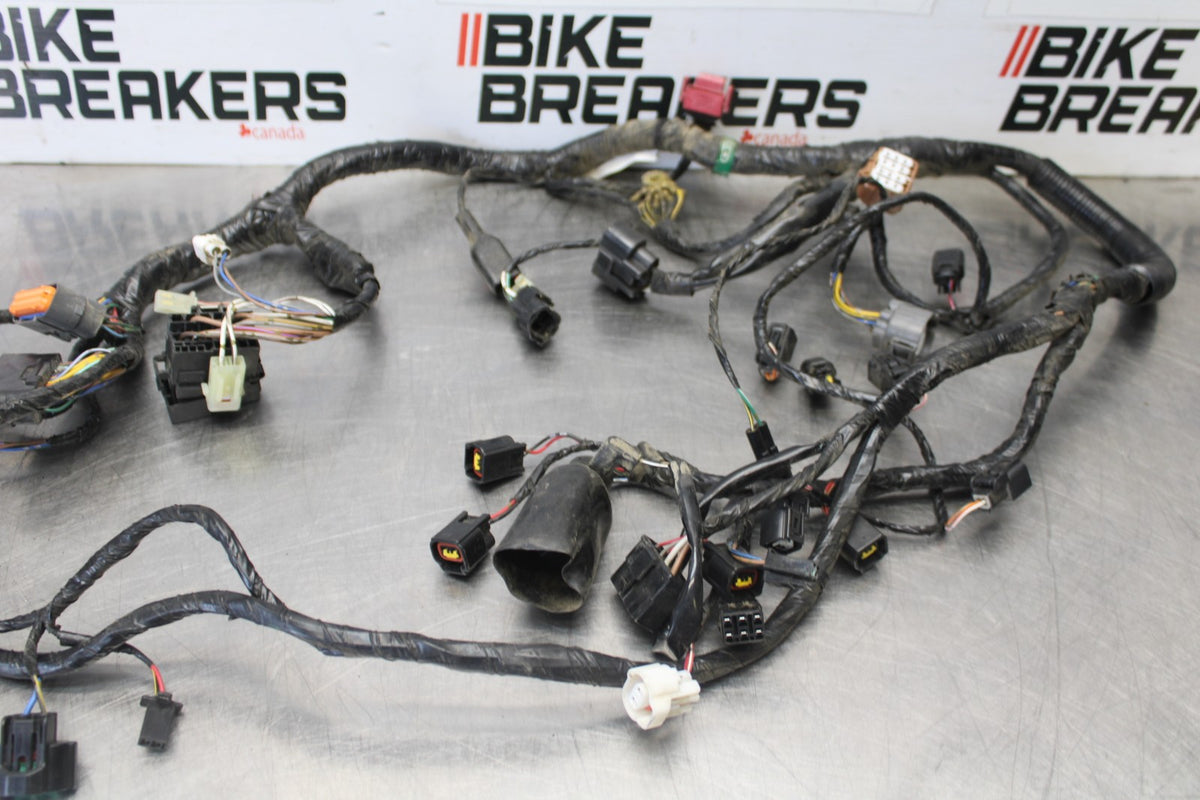08 KAWASAKI NINJA ZX10R MAIN ENGINE WIRING HARNESS MOTOR WIRE LOOM BB902
