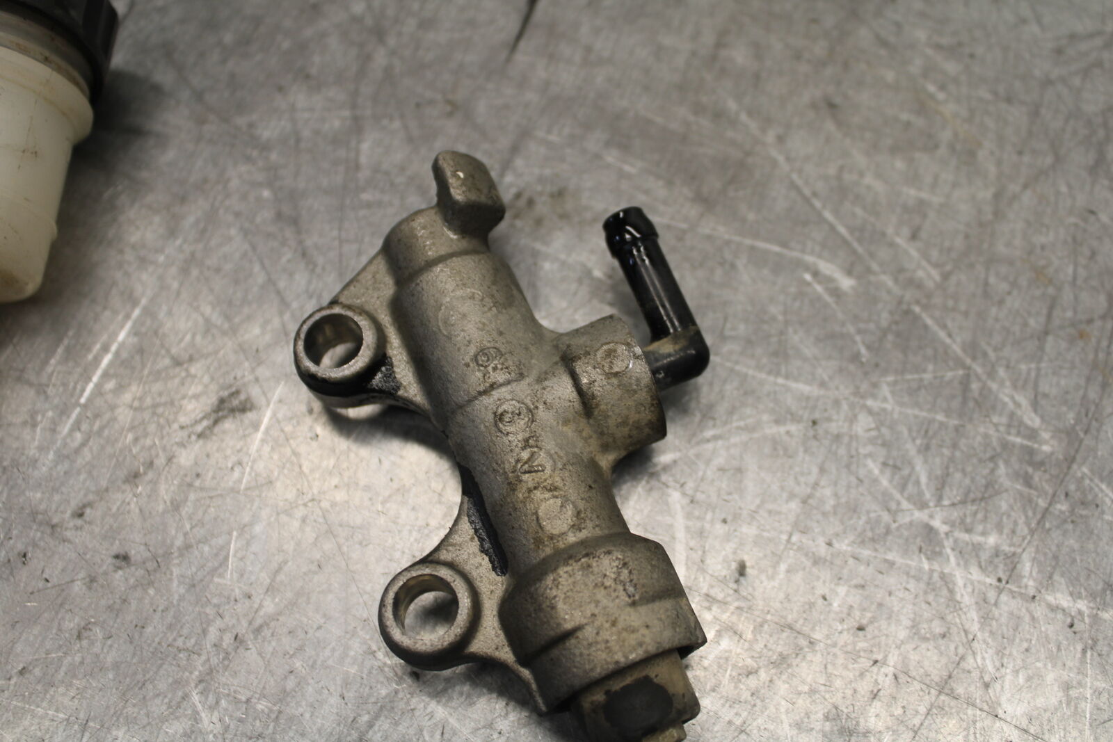 08-18 KAWASAKI KLR650 REAR BACK BRAKE MASTER CYLINDER W RESERVOIR BB707