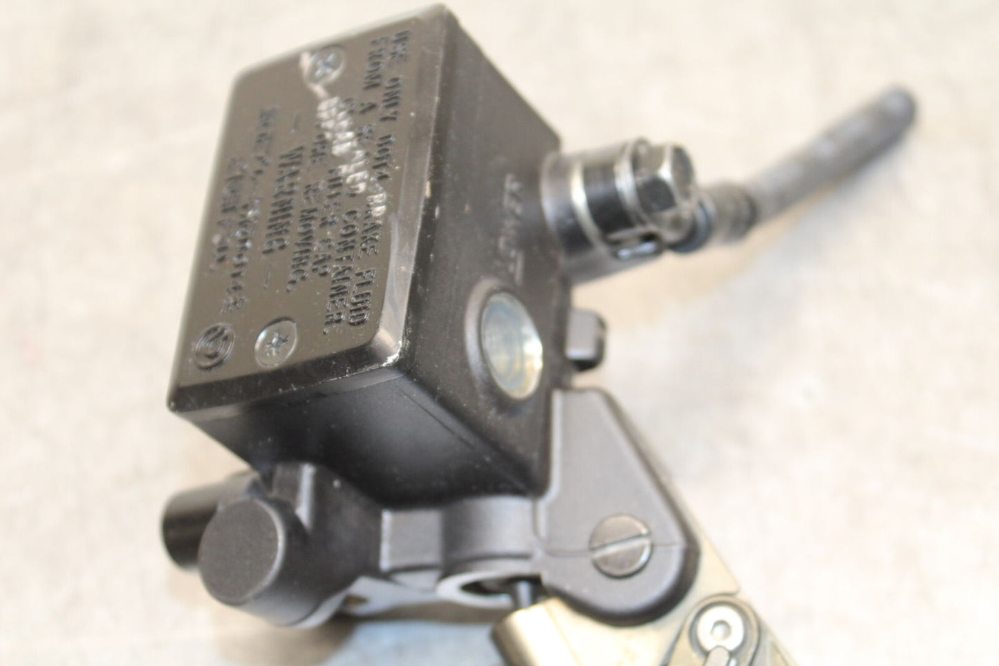 09-15 YAMAHA FZ6R FRONT BRAKE MASTER CYLINDER w/ LEVER 36C-W2587-00-00 BB719