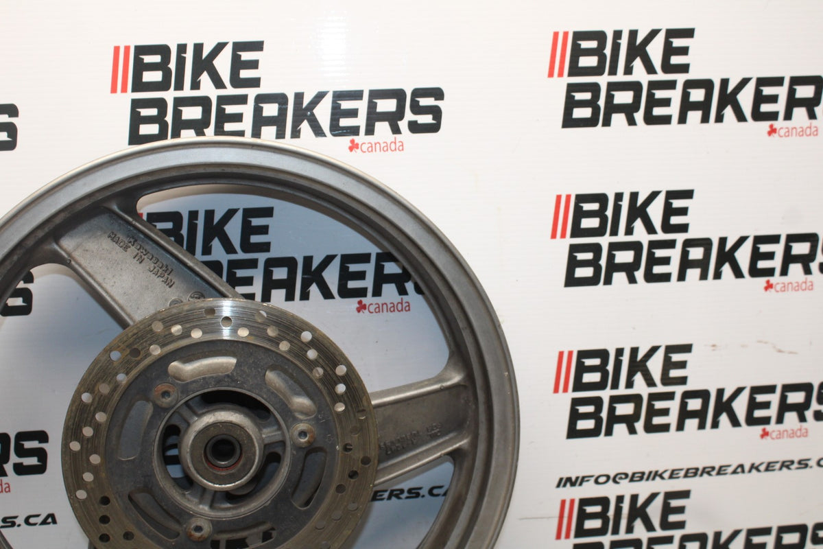 96 KAWASAKI NINJA 500 EX500A REAR WHEEL BACK RIM & ROTOR BB768