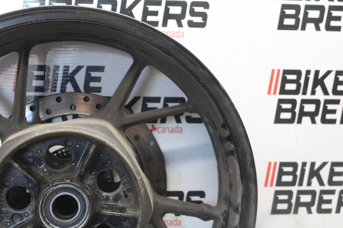 19 BMW F750GS REAR WHEEL BACK RIM & ROTOR BB938