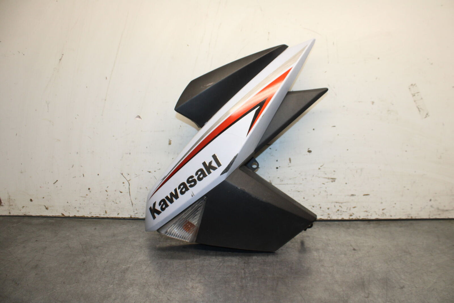 12-13 KAWASAKI Z1000 LEFT FRONT UPPER MID SIDE FAIRING COWL PLASTIC BB743
