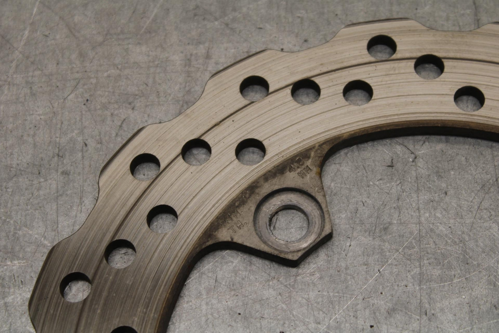 09-12 KAWASAKI NINJA ZX6R REAR ROTOR BACK BRAKE DISC 41080-0040 BB640