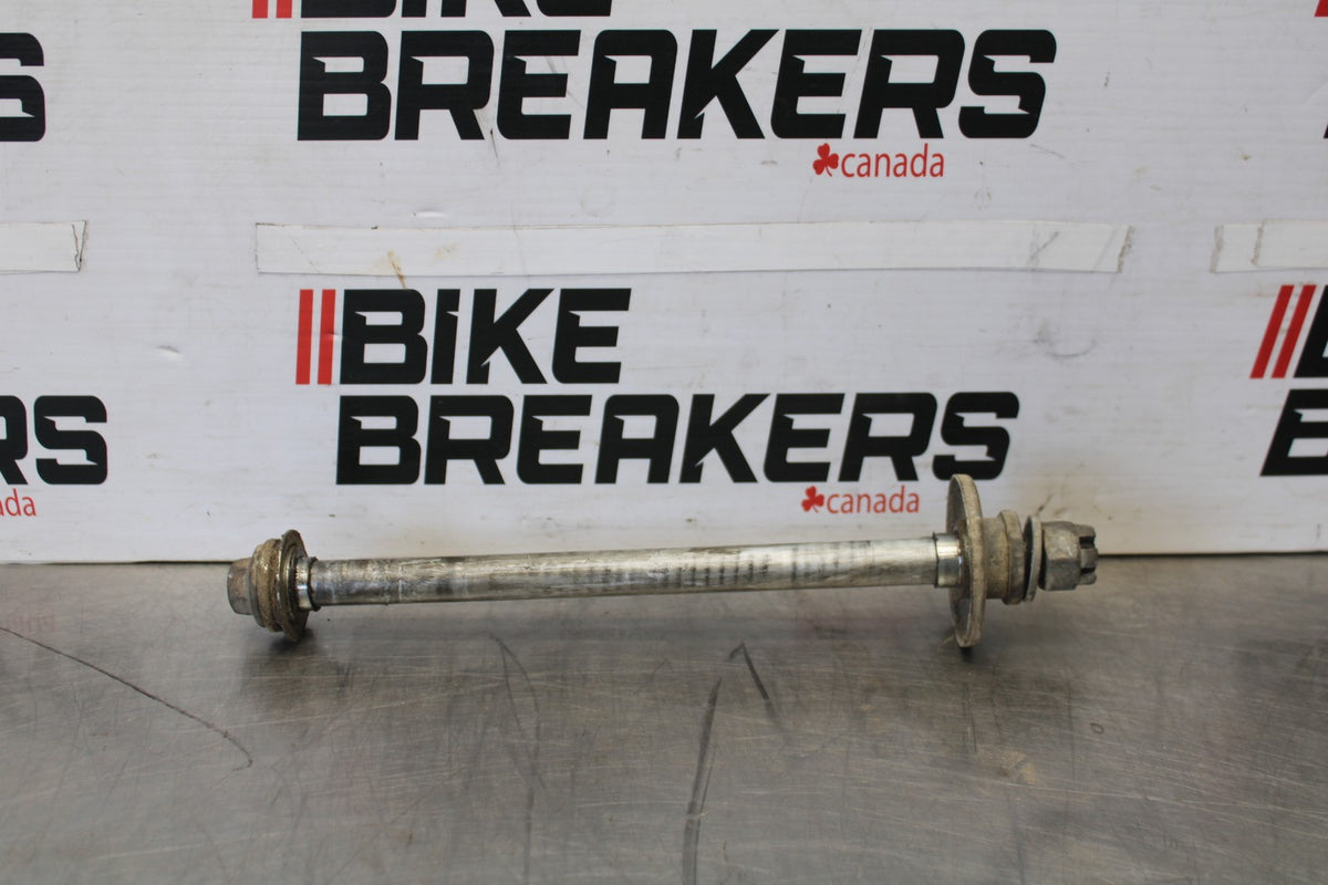 06 KAWASAKI KLR650 REAR AXLE BACK WHEEL RIM PIVOT BOLT AXEL BB919
