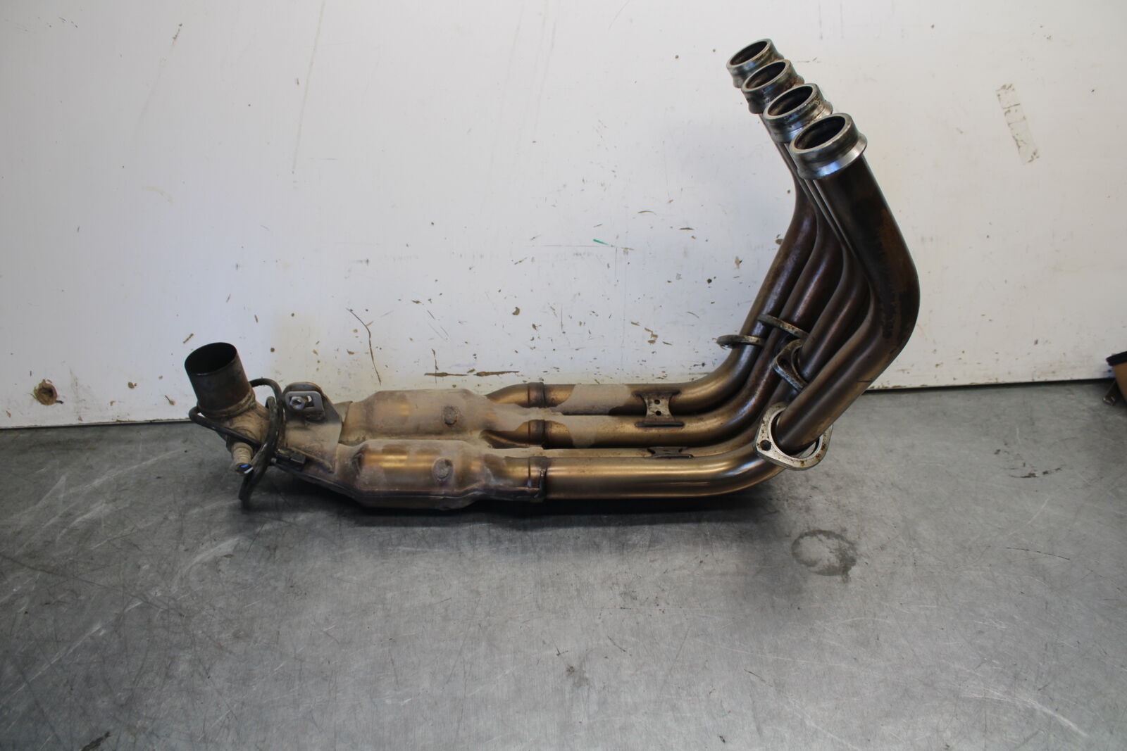 07-09 YAMAHA FZ6 EXHAUST HEADER PIPES MANIFOLD 4S8-14610-00-00 BB713