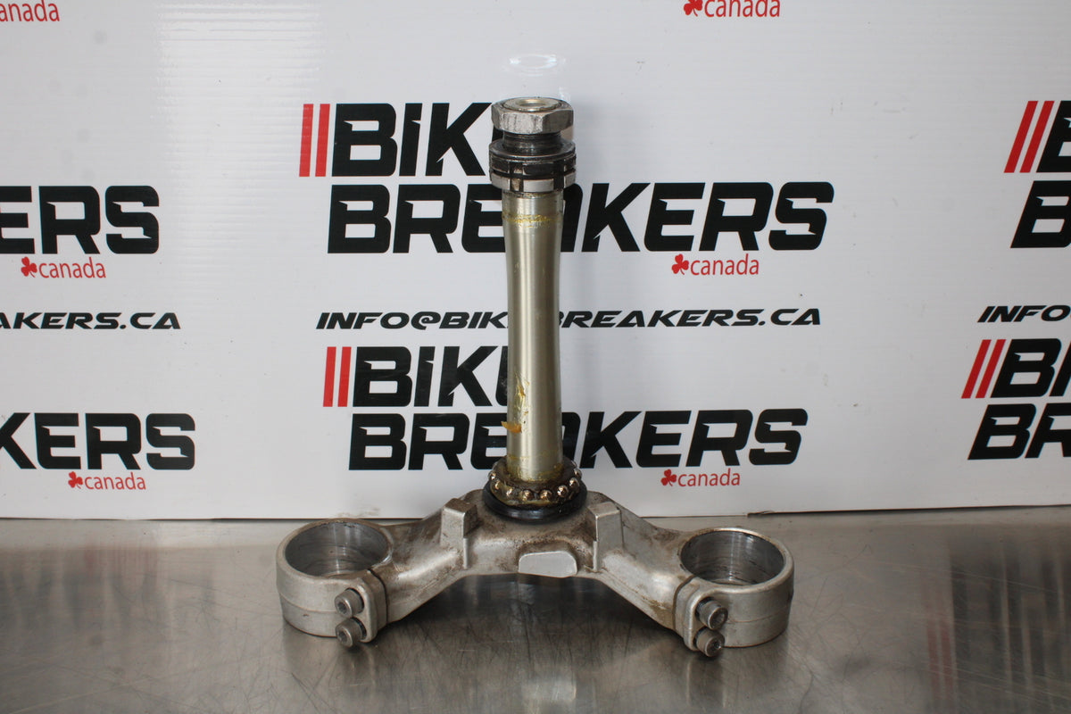 07-08 YAMAHA YZF R1 FRONT FORKS CLAMP LOWER TRIPLE TREE STEM BB160